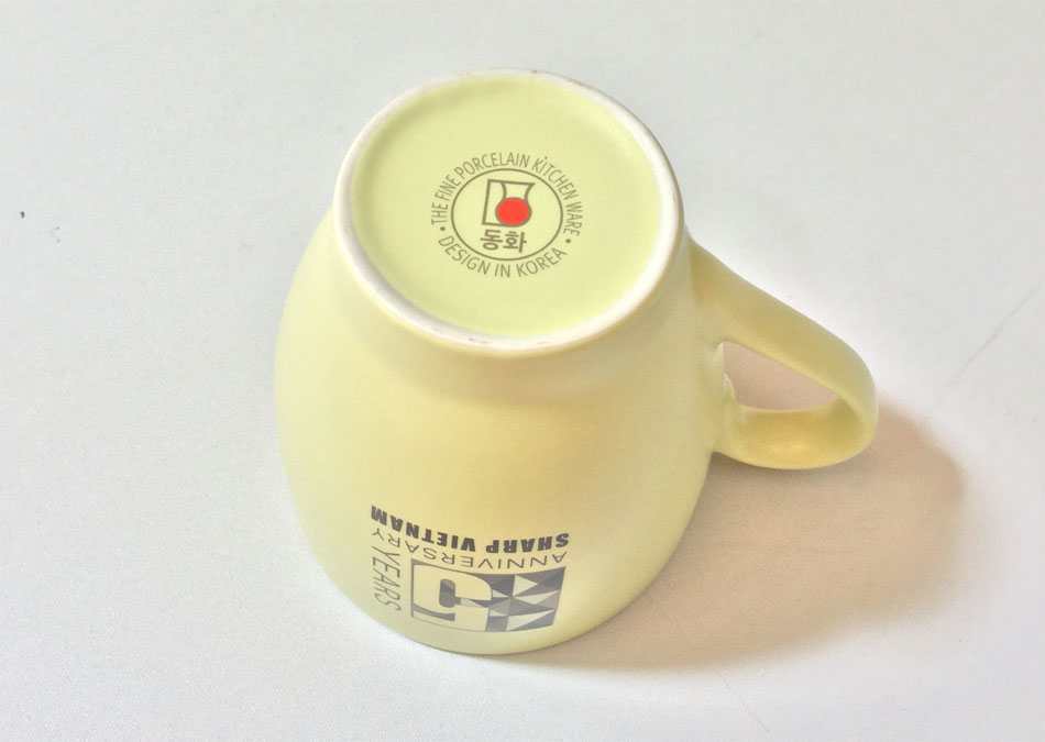 Cốc sứ cao cấp Hàn Quốc quà tặng từ Sharp