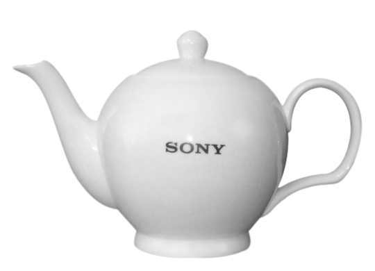 Bộ ấm trà hoa tiên sứ xương Sony