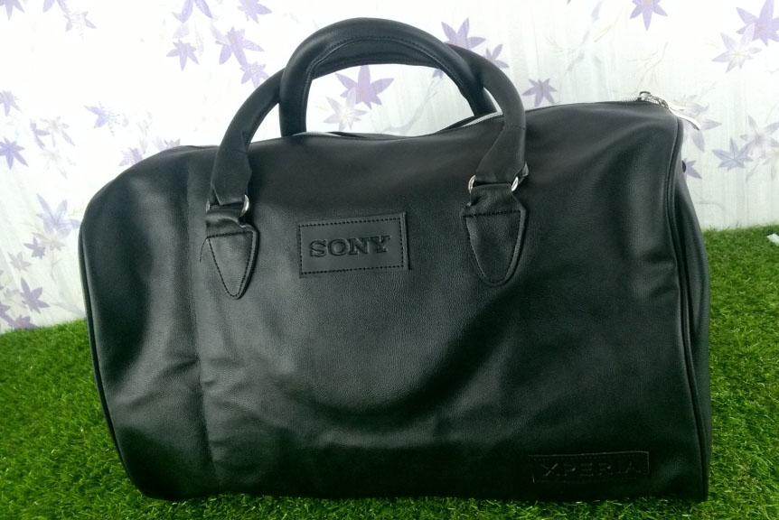 Túi xách du lịch giả da trơn Sony
