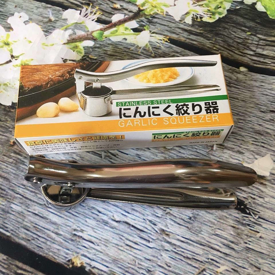 Dụng cụ ép tỏi Inox hàng Nhật Bản