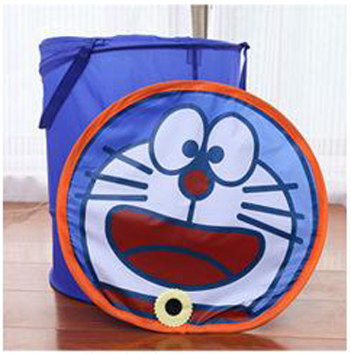 Giỏ đựng đồ gấp gọn hoạt hình Doraemon có quai xách