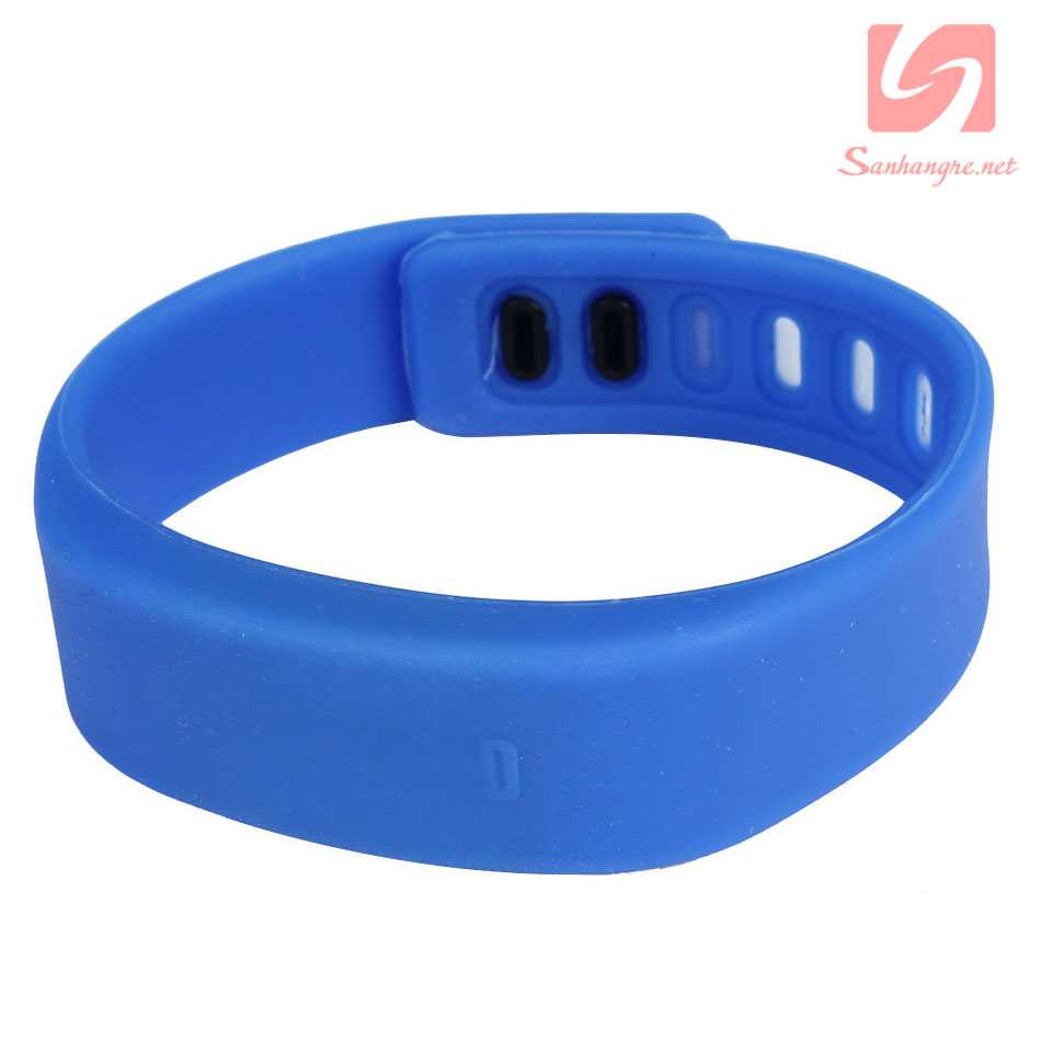 Đồng hồ LED silicon kiêm vòng tay thời trang