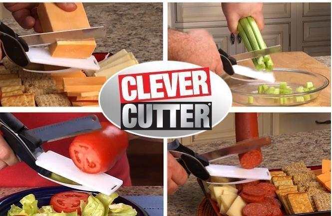  Kéo cắt rau củ đa năng Clever Cutter 3 trong 1