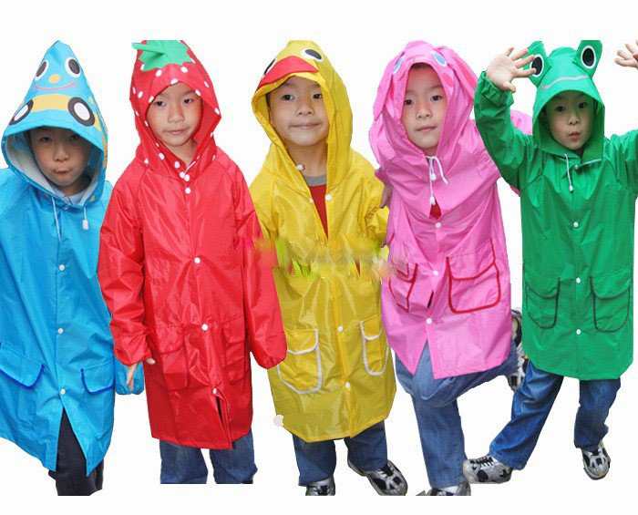 Áo mưa trẻ em Funny Rain Coat hàng Nhật