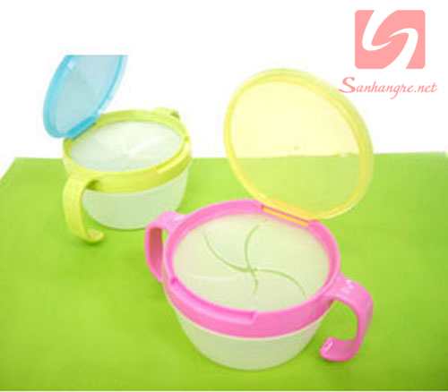 Cốc 2 quai ăn bánh snack cho bé Baby 3163