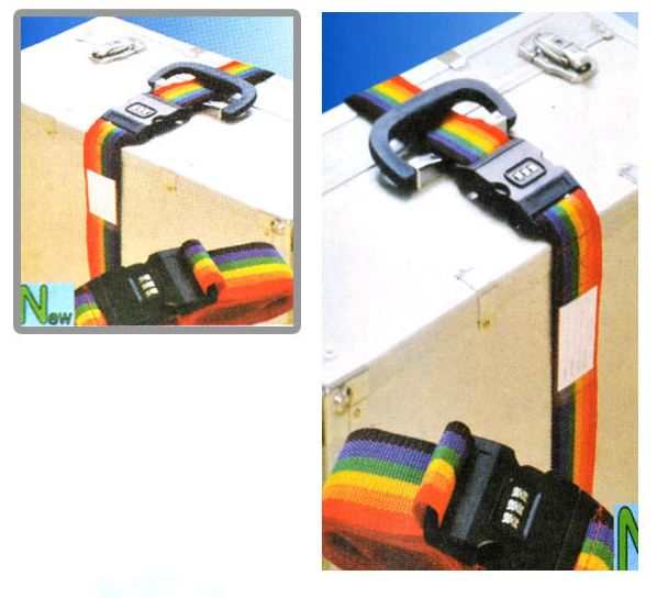 Dây đai Vali có khóa thẻ tên chống trộm CR-18C xuất Nhật