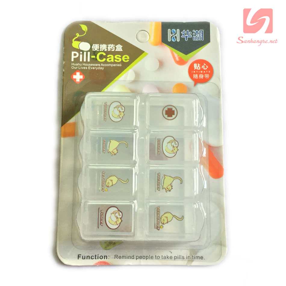 Hộp đựng thuốc 8 ô Pill Case DM1083