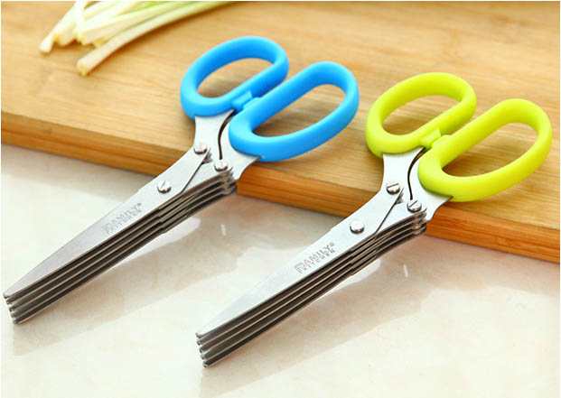 Kéo cắt hành 5 lưỡi thép KM-1845 hàng xuất Nhật