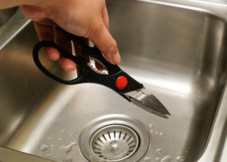 Kéo cắt thực phẩm đa năng Kitchen Scissors KS812 hàng xuất Nhật