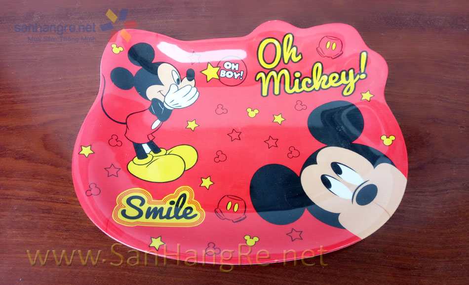 Bộ đồ dùng ăn hình Micky Mouse cho bé hàng xuất Nhật