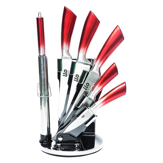 Bộ 8 món dao kéo Inox không gỉ thương hiệu ILO Hàn Quốc