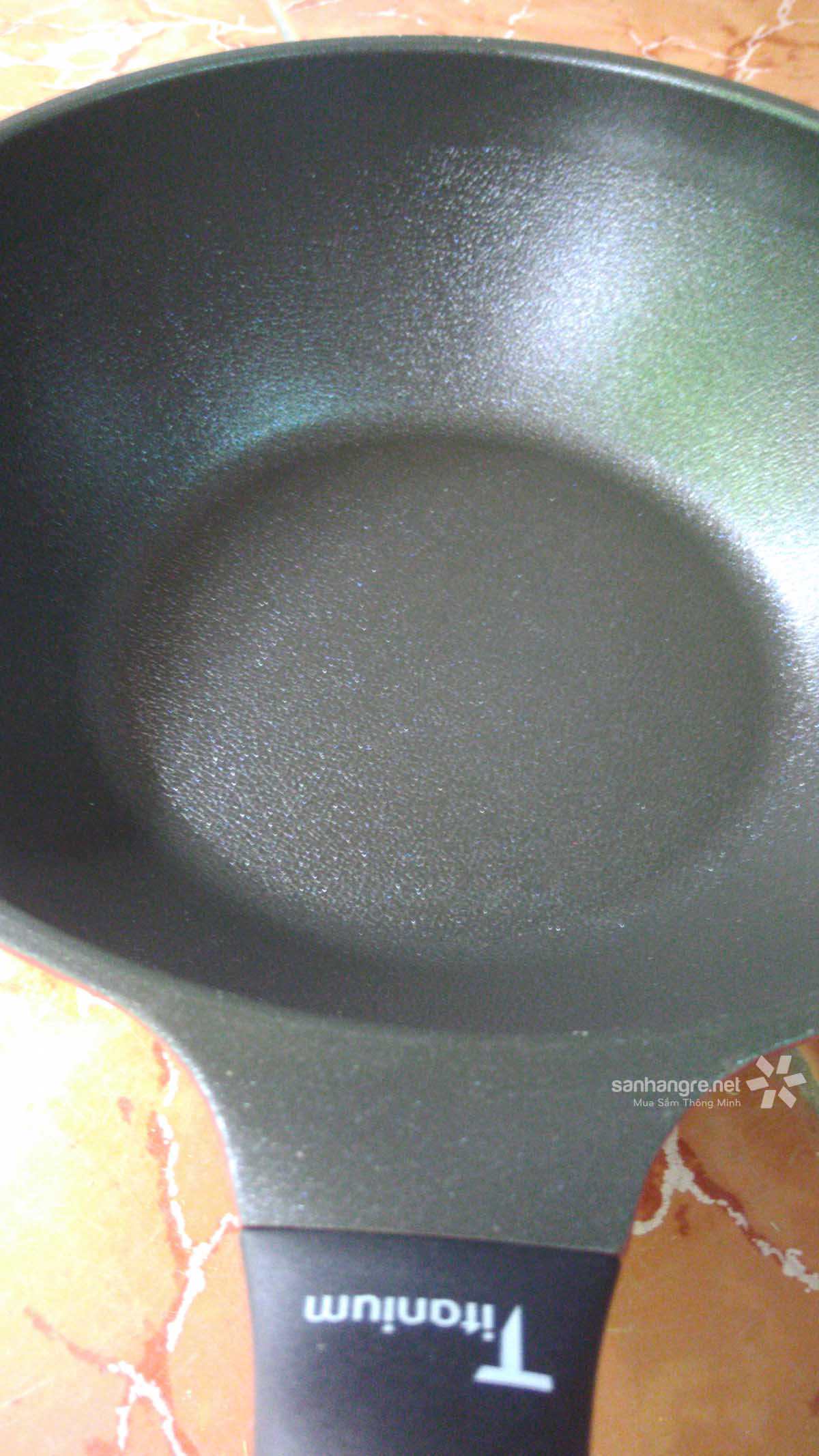 Chảo chống dính sâu lòng 26cm ilo Kitchen Titanium Hàn Quốc cao cấp đáy từ