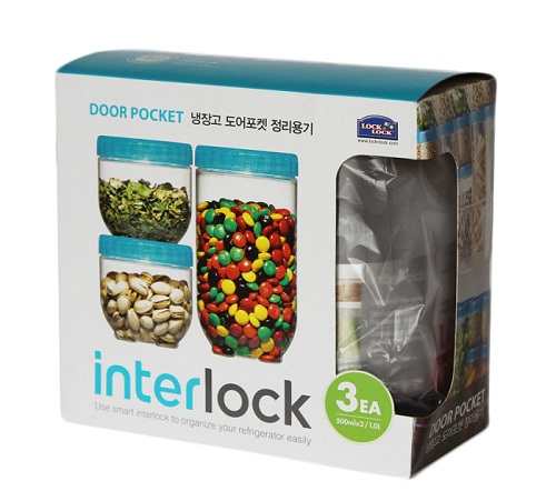 Bộ 3 hộp bảo quản Interlock - Lock&Lock - INL301S1