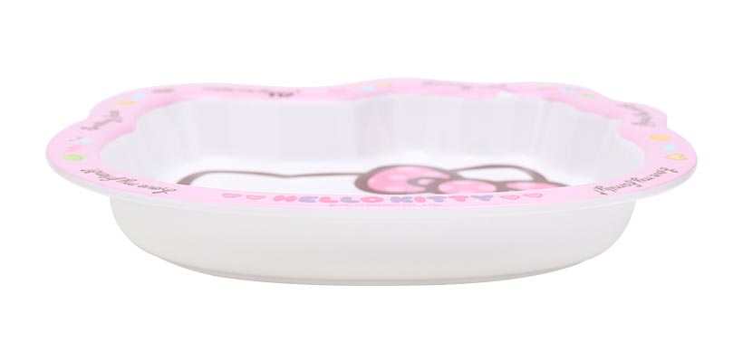 Bộ đôi bát đĩa ăn nhựa Melamine Ware cho bé Lock&lock Hello Kitty LKT468S2