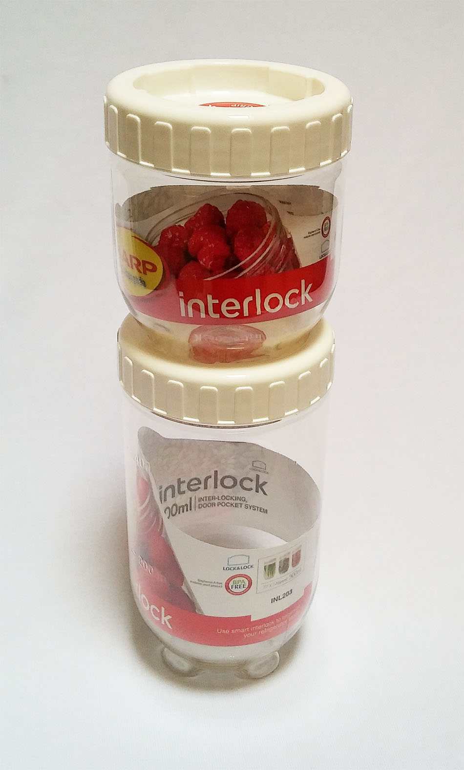 Bộ 2 hộp bảo quản thực phẩm Interlock INL202WS2