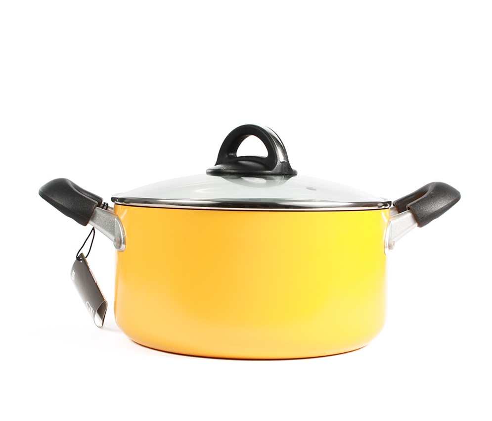 Nồi nhôm đáy từ E-Cook Deco Lock&Lock LED2222y-IH 22cm