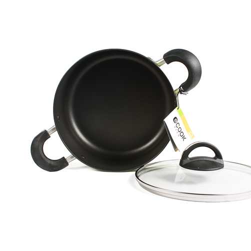 Nồi nhôm đáy từ E-Cook Deco Lock&Lock LED2222R-IH 22cm