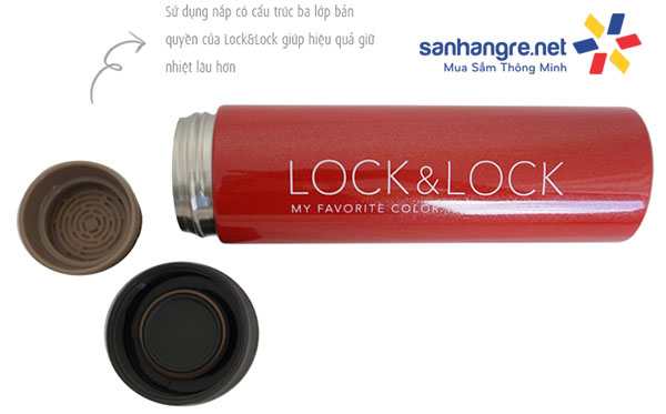 Bình giữ nhiệt Lock&Lock LHC4017 Colorful Tumbler - Basic Color 400ml