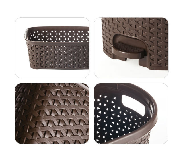 Giỏ đựng rác Harvey Life Lock&lock 3L có đạp chân THB312IV màu ngà