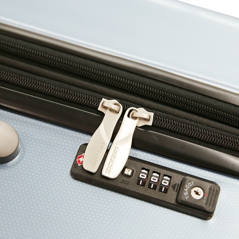 Vali du lịch Lock&Lock Travel Zone LTZ995DPTSA 24 inch khóa TSA màu tím đậm (Hàng chính hãng)