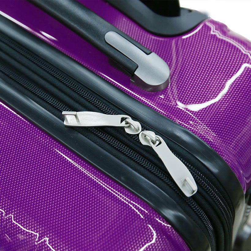 Vali du lịch Lock&Lock Travel Zone LTZ995DPTSA 24 inch khóa TSA màu tím đậm (Hàng chính hãng)