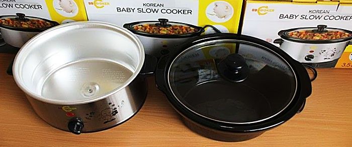 Nồi Nấu Chậm Đa Năng 3.5 Lít BBcooker Baby Slow Cooker Hàn Quốc