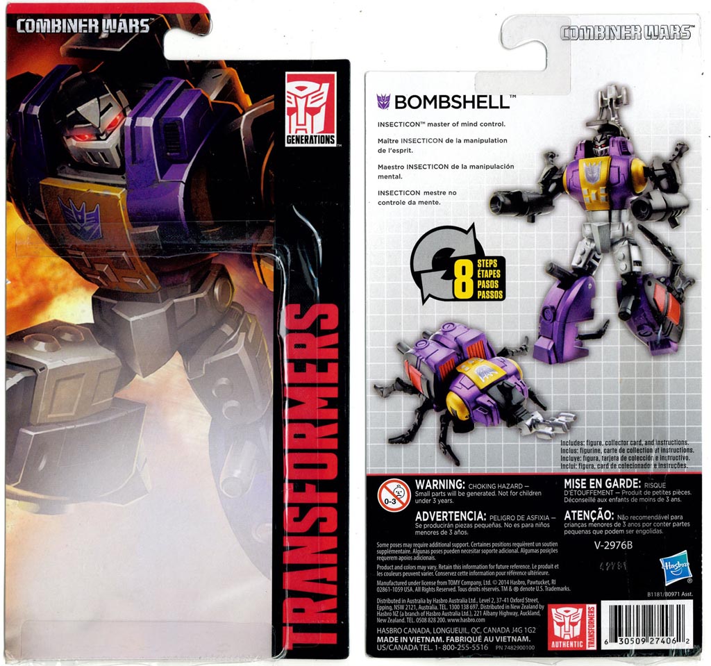 Robot Transformers biến hình bọ cánh cứng Bombshell - Combiner Wars