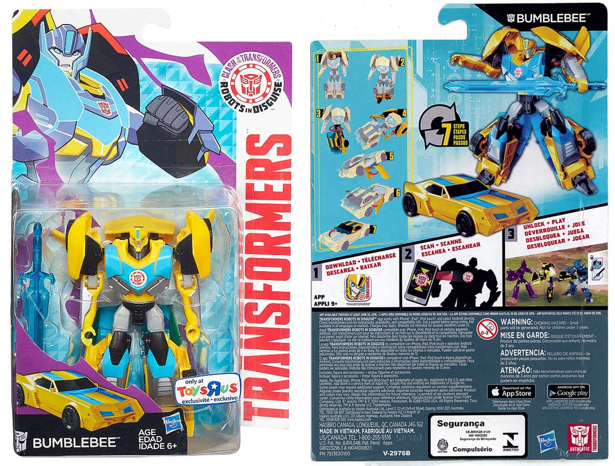 Robot Transformers biến hình xe thể thao Warrior Bumblebee - Robots in Disguise