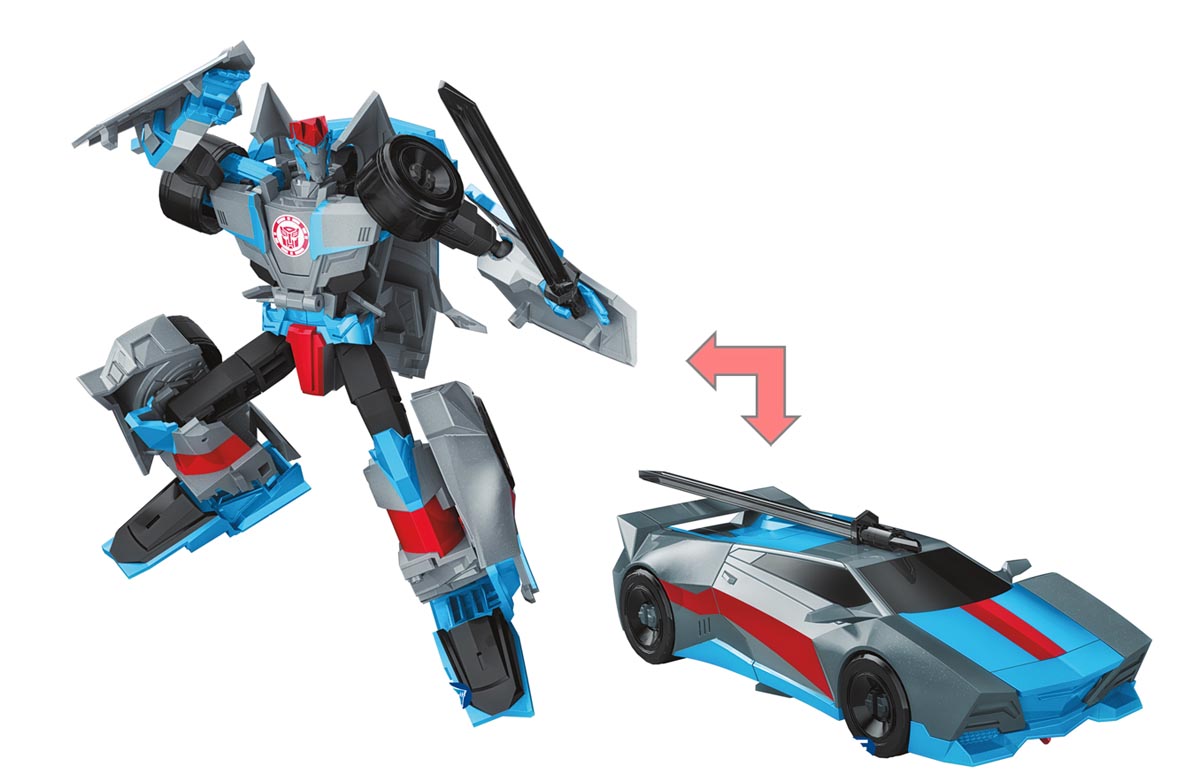Robot Transformers biến hình xe thể thao Warrior Sideswipe - Robots in Disguise