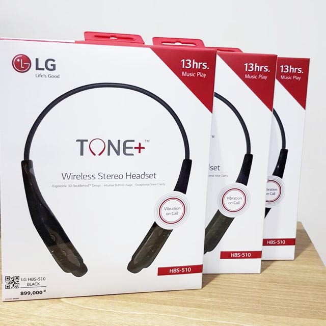 Tai nghe không dây LG Tone+ HBS-510 kết nối Bluetooth hàng chính hãng - Bảo hành 6 tháng