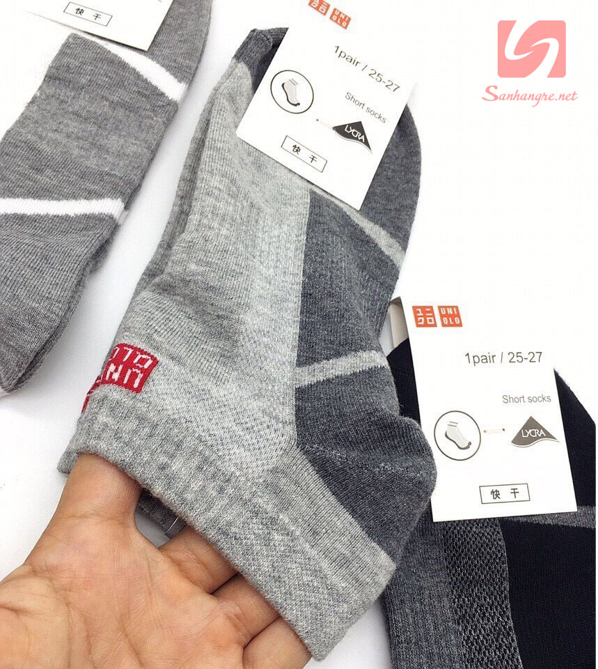 Bộ 5 đôi tất nam Uniqlo hàng xuất Nhật