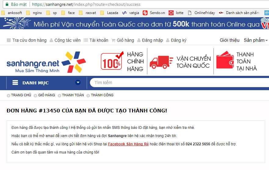 Chào mừng ra mắt Phương thức Thanh toán trực tuyến qua cổng Vnpay