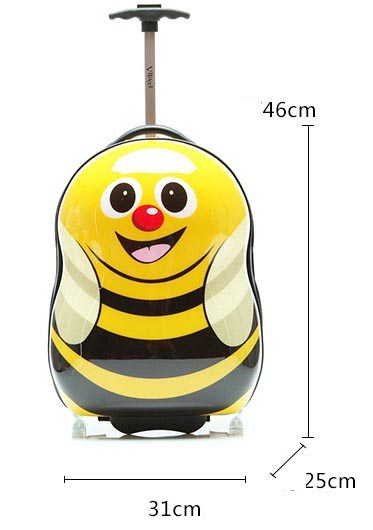Vali nhựa kéo 17inch Cuties Con ong vàng