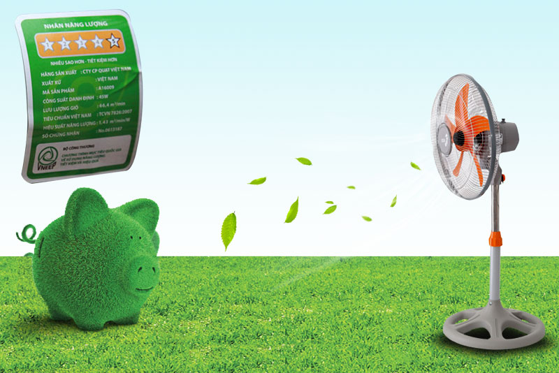 Quạt lửng 5 cánh Asia A16009 Beko bảo hành 24 tháng