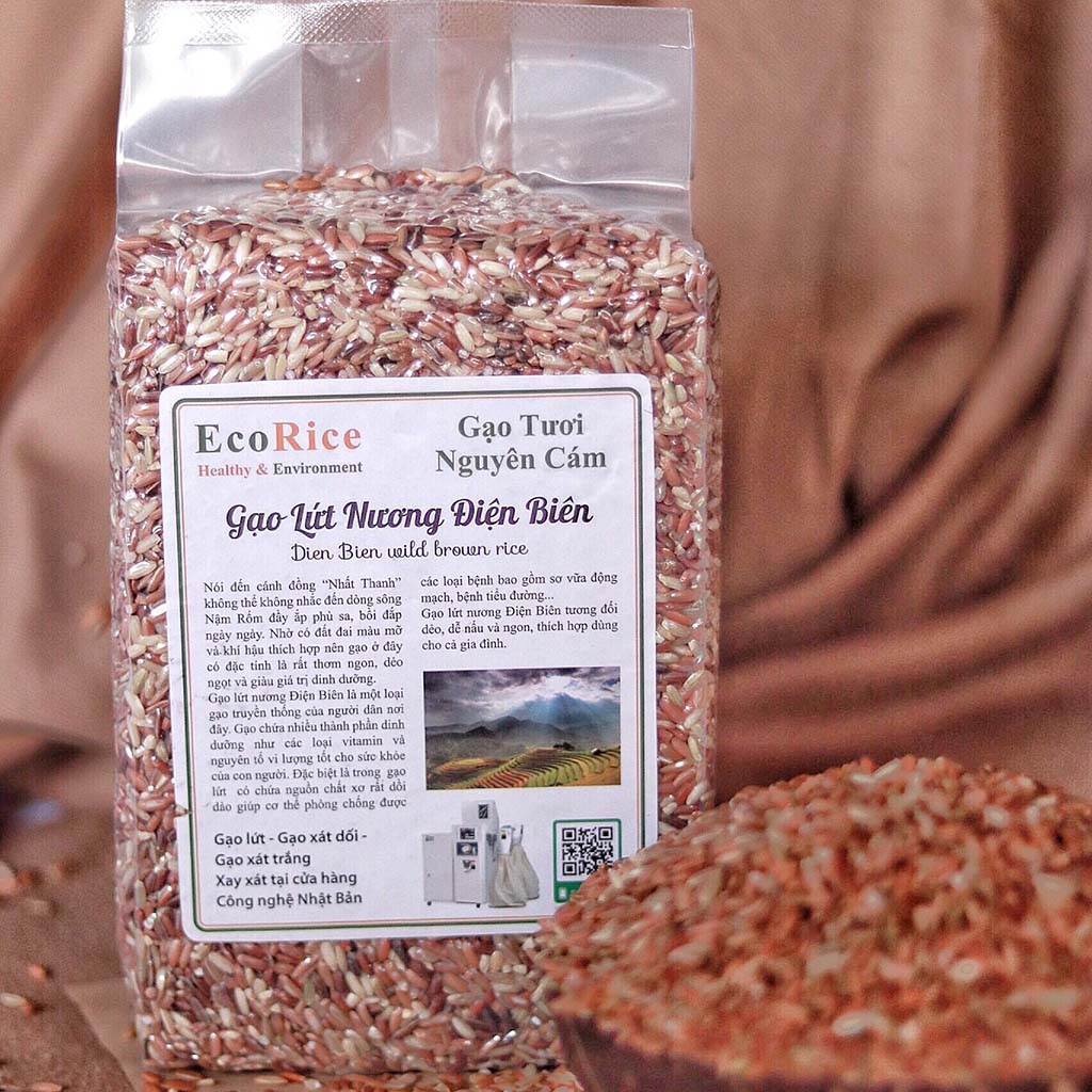 Gạo nương Điện Biên dẻo 1kg - Eco Rice