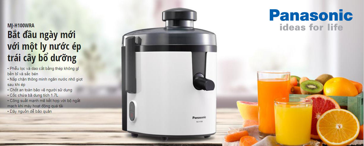 Máy Ép Trái Cây Panasonic MJ-H100WRA
