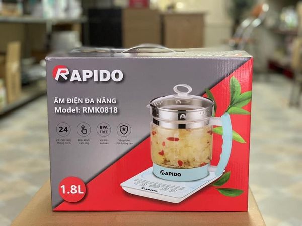 Nồi điện đa năng 24 chế độ nấu tự động Rapido 