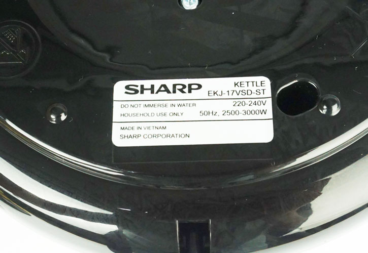 Bình điện đun siêu tốc Sharp EKJ-17VSD-ST 1.7L hàng chính hãng, bảo hành 12 tháng