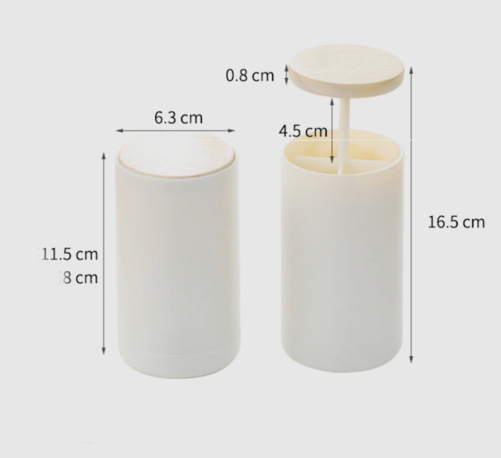 Ống đựng tăm bông ấn bật thông minh SHR4116