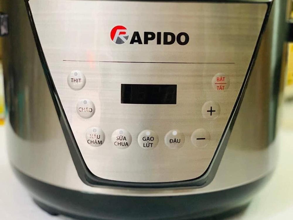 Nồi áp suất điện đa năng Rapido RPC900-D dung tichs 5 lít