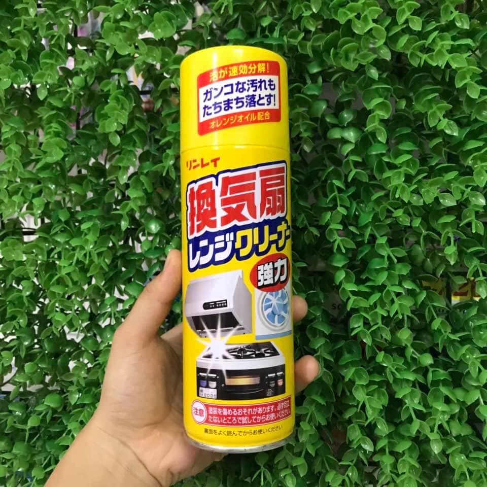 Chai xịt 330ml tẩy rửa mảng bám siêu năng Rinrei hàng Nhật nội địa