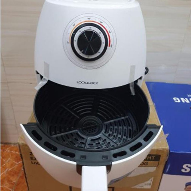 Nồi chiên không dầu Lock&lock Air Fryer dung tích 3.6 lít 1400W EJF148WHT