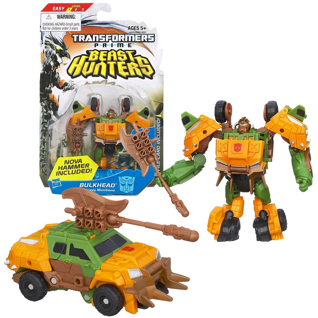 Đồ Chơi Transformer Prime biến hình Beast Hunters Commander - Bulkhead Heavy Munitions (Box)