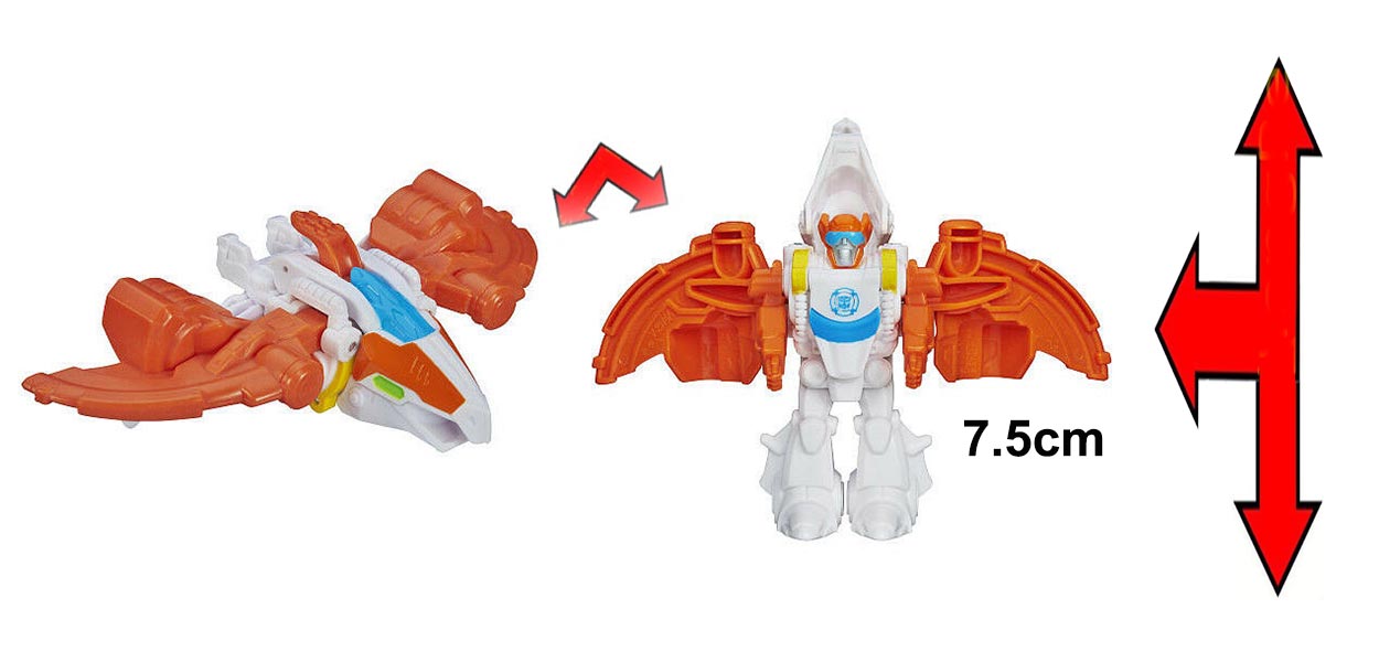 Robot Transformers Playskool Heroes Rescue Bots Blades the Rescue Dinobot (Box)